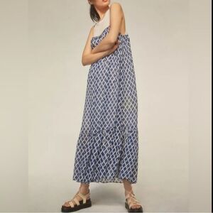 Anthropologie Maeve Twofer Printed Tank Dress